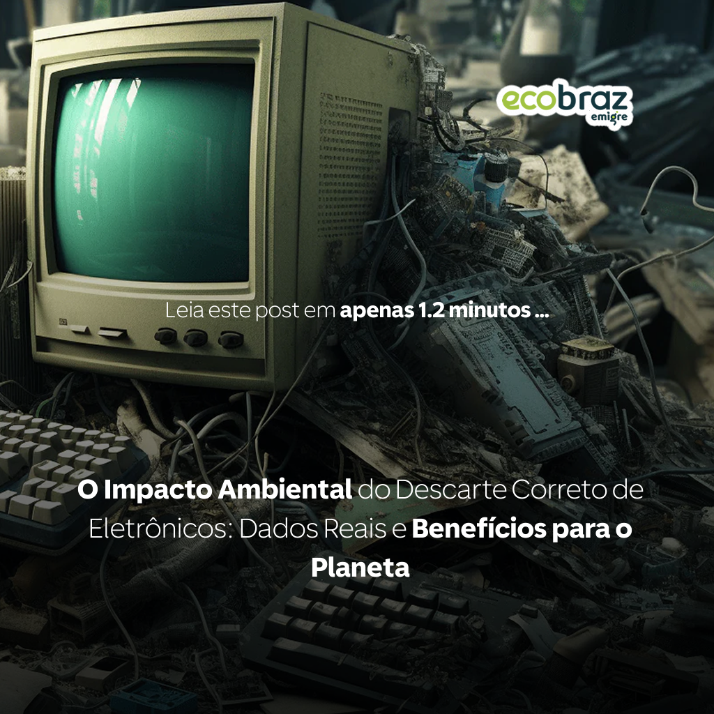 The Environmental Impact of Proper Electronic Waste Disposal: Real Data and Planetary Benefits