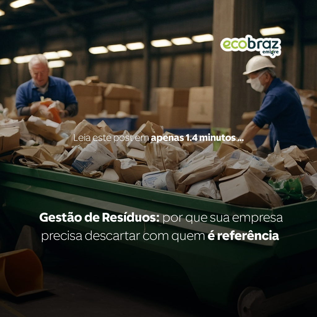 Waste Management: why your company needs to dispose of waste with a reference