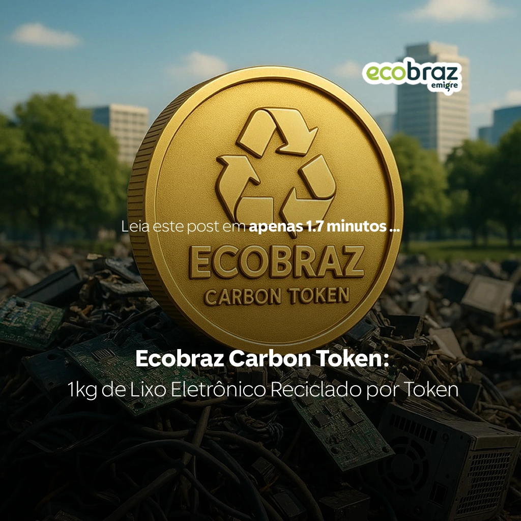 Ecobraz Carbon Token: 1kg of Electronic Waste Recycled per Token